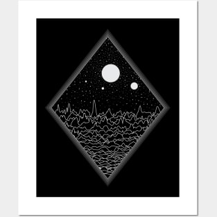 Moonlit Landscape Posters and Art